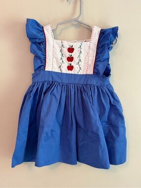The Proper Peony Blue Apple Dress